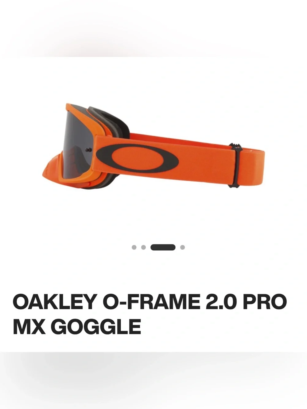 OAKLEY O-FRAME 2.0 PRO MX GOGGLE